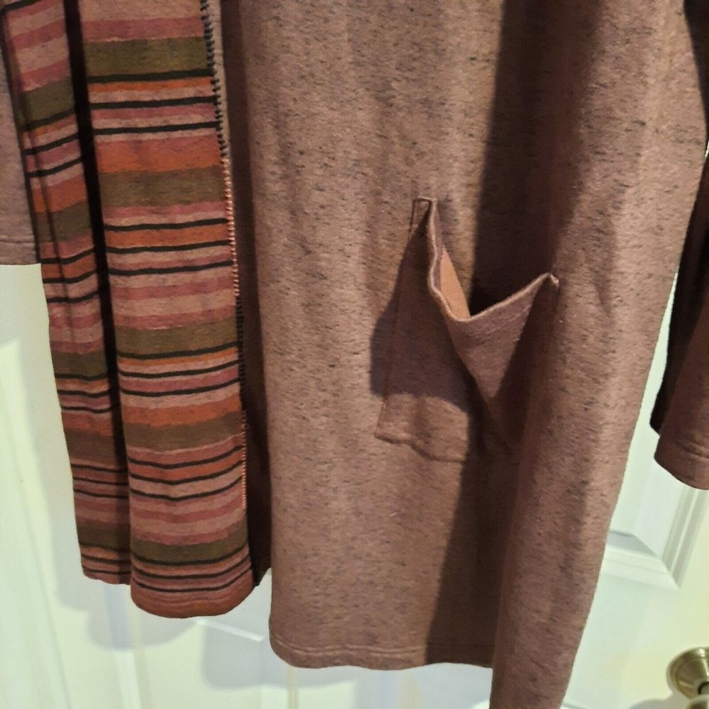 Marketplace Handwork of India Tunic Sweater Dress Womens 1X Lagenlook Fair Trade - Picture 3 of 10